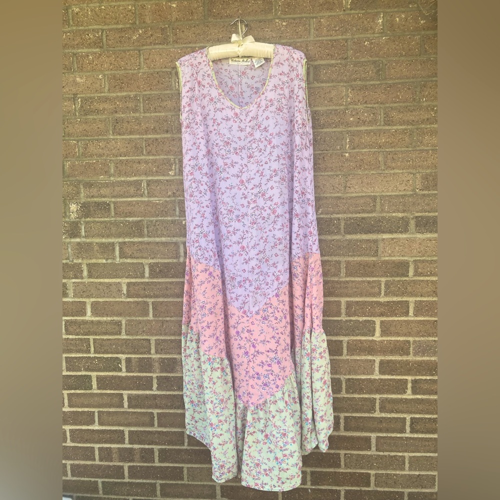 Sun Dress/ Maxi, Sleeveless, Flowy, M/L
